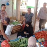 Kapolsek Pulau Panggung IPTU Suamin Blusukan ke Pasar Air Naningan, Perkuat Sinergi dengan BUMDES